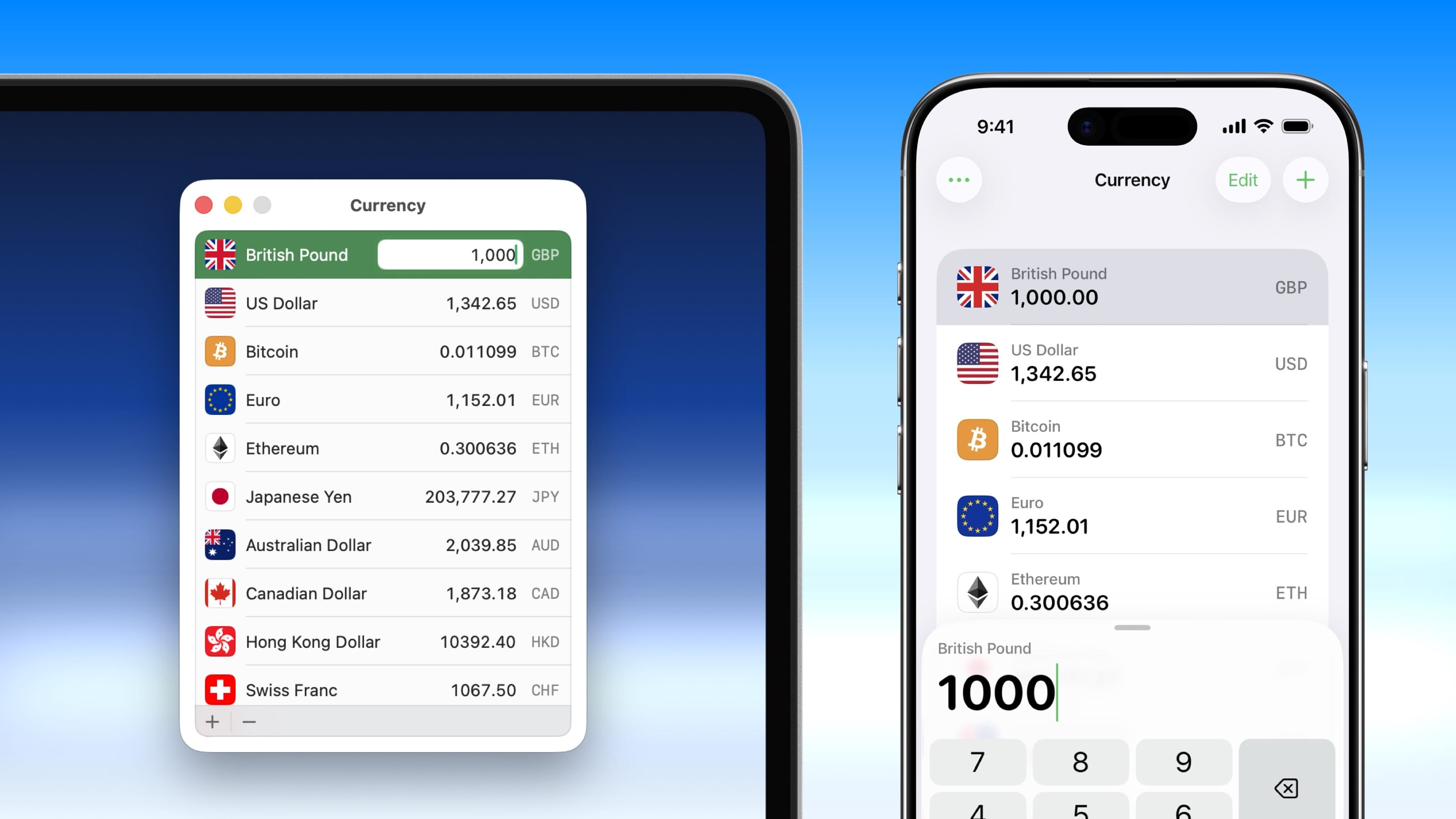 Currency App Preview